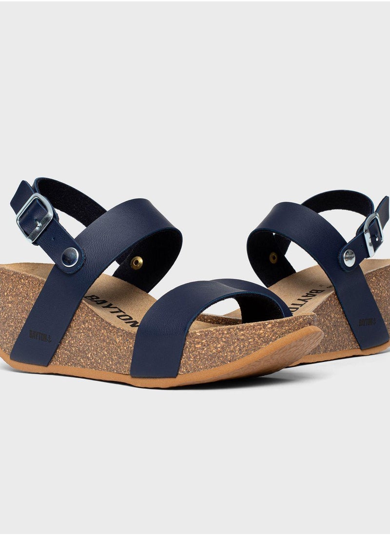 BAYTON - Selene Wedge Sandals - Image 1