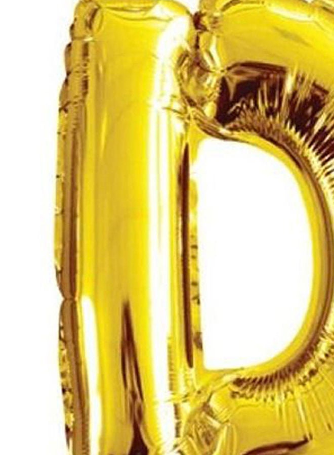 NIBEMINENT Alphabetical Letter D Hanging Foil Balloon - Image 2