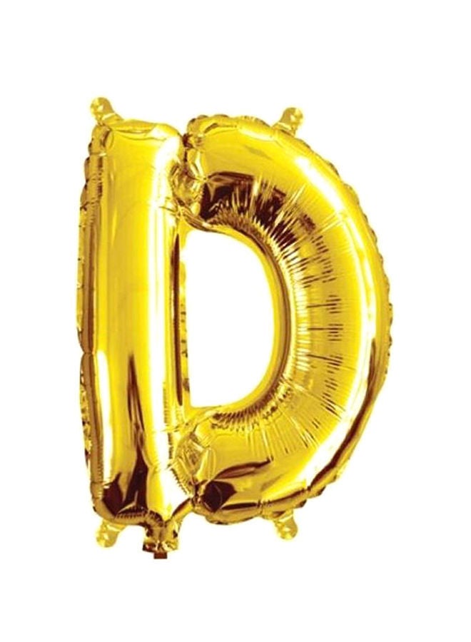 NIBEMINENT Alphabetical Letter D Hanging Foil Balloon - Image 1