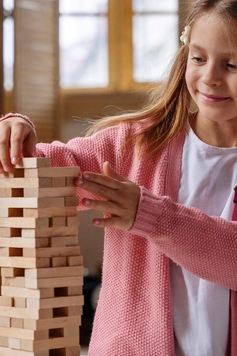 CRAFT MAGIC Wooden Stacking Tower Game – 39 Precision-Crafted Blocks for Kids & Adults | Family Fun, Party Game for Ages 6+ - Image 4