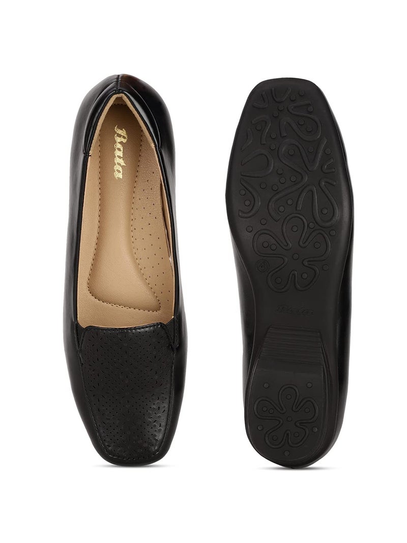 Bata Women's Leon Black Loafer's - 8 UK (5516808) - Image 4