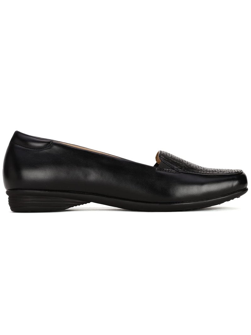 Bata Women's Leon Black Loafer's - 8 UK (5516808) - Image 2