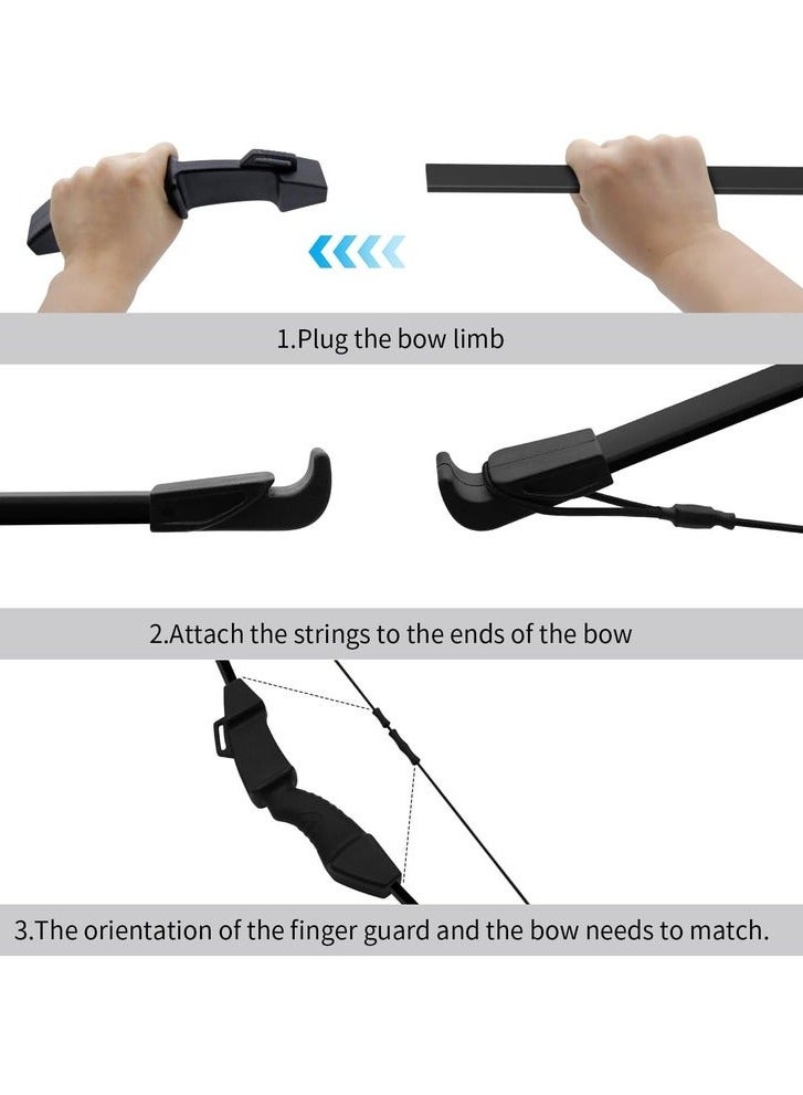 Arabest Youth Bow and Arrow Set for Kids 8-13 & Teens - Ambidextrous Recurve Archery Gear with Safety Arrows - Toys for Ages 8-13, Backyard Games Gift for Beginner Archers - Image 2