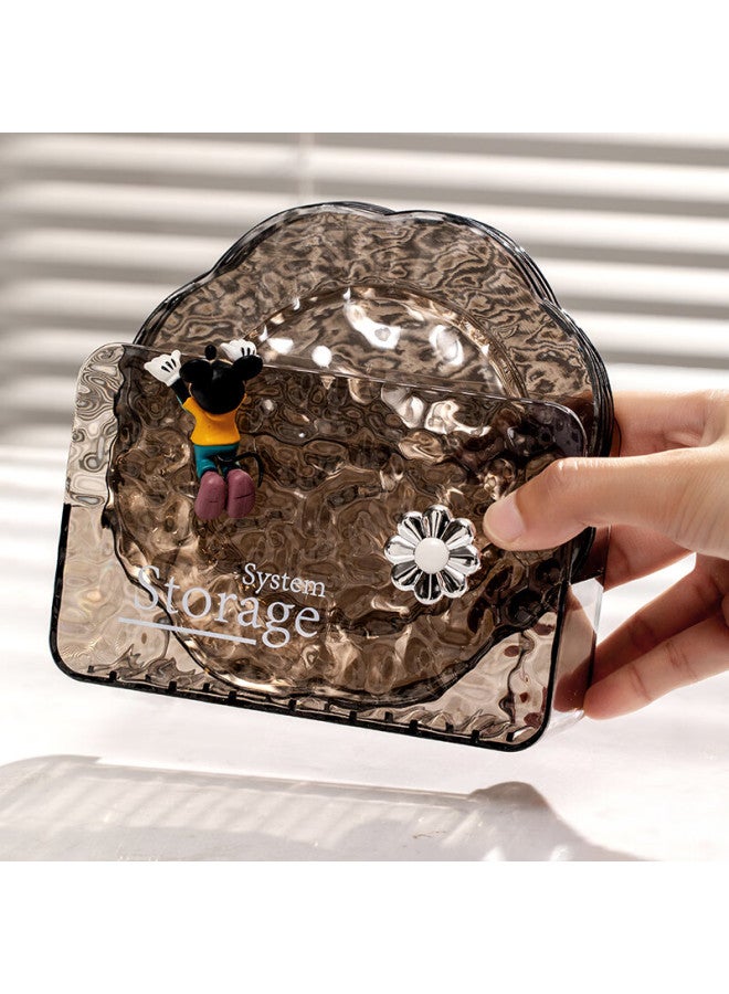 Treejack Ripple Bone Dish Household Dining Table Trash Storage Plate Fruit Cutting Snack Nut Cake Round Plate Dish - Image 5