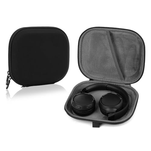 Linkidea Headphones Carrying Case Compatible with JBL Tune 670NC/Tune 660/600BT/570BT, Live 460NC/400BT, Protective Hard Shell Travel Bag with Cable, Charger Storage (Black) - Image 1