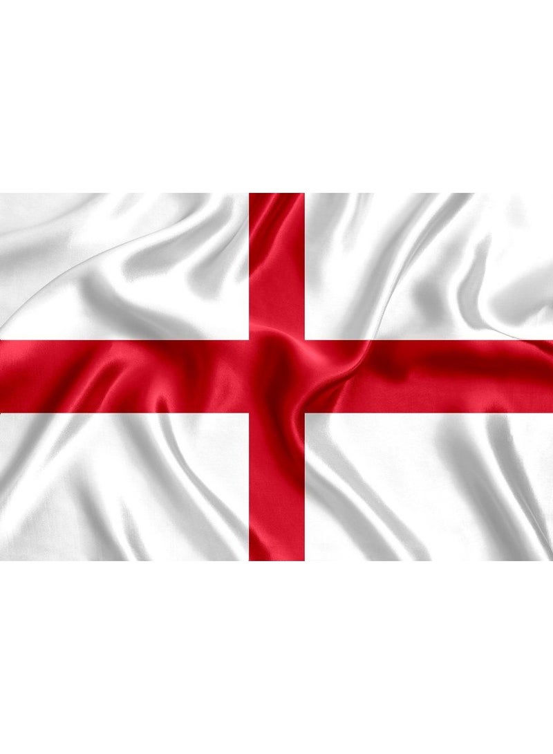 ARS England Flag - Heavy-Duty 210D Satin, England Flag for Outdoor/Indoor, Fade Resistant, Flag Day, And Home-Polyester, Sport Day, FIFA Cup-Size Available - Image 2
