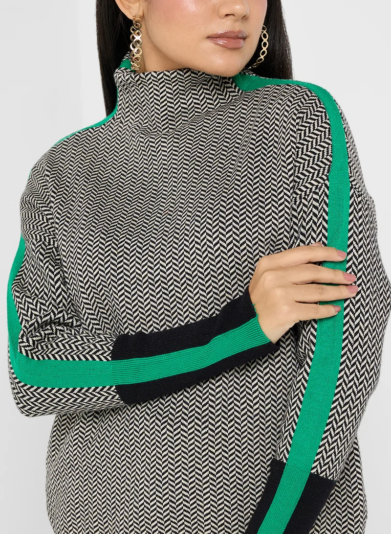 ايلا Contrast Band Jumper
