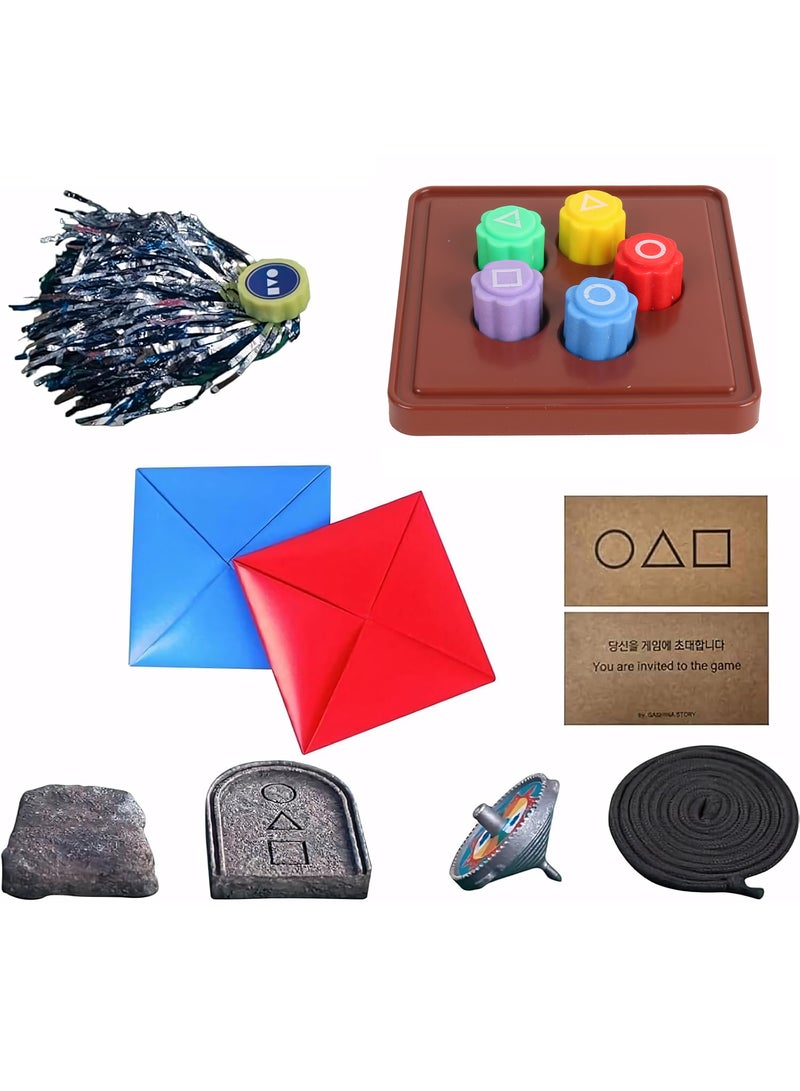 Korean Traditional Play Game Set, Family Party Game, Hand-Eye Coordination Training Game for Multiplayer Games for Family, Travel, and Party Fun, Perfect for Kids & Adults - Image 1