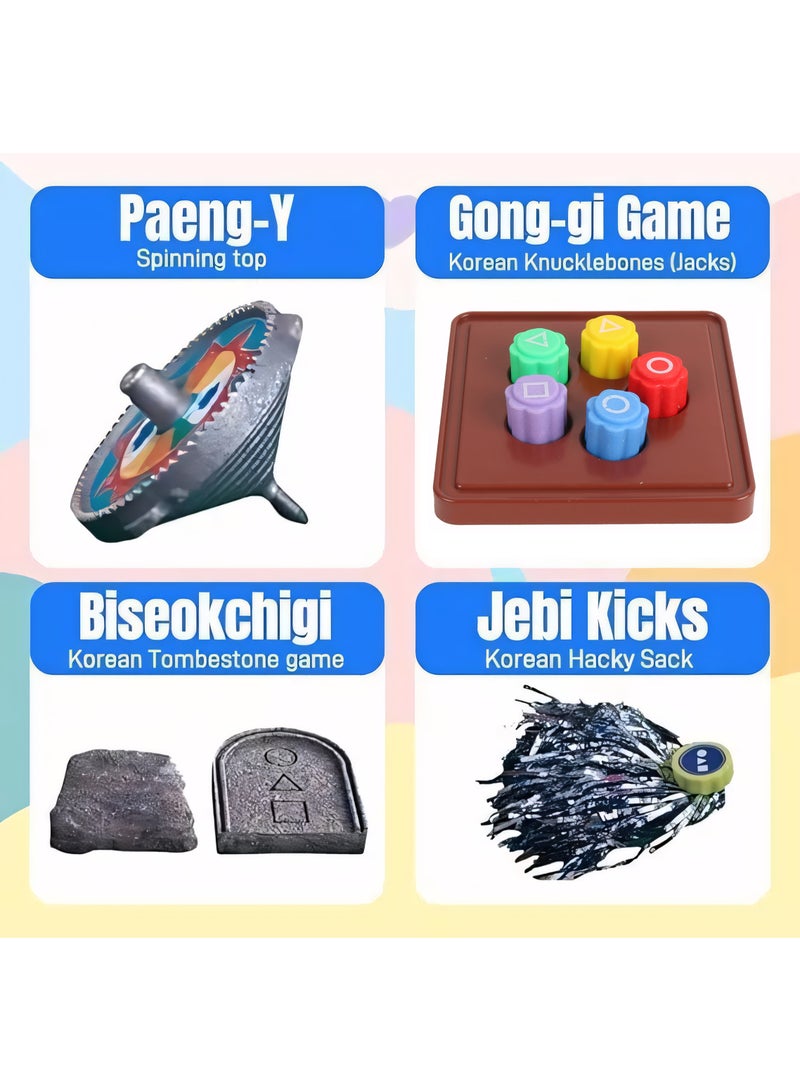 Korean Traditional Play Game Set, Family Party Game, Hand-Eye Coordination Training Game for Multiplayer Games for Family, Travel, and Party Fun, Perfect for Kids & Adults - Image 2