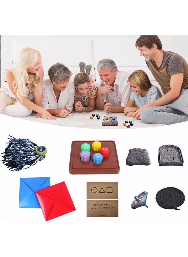 Korean Traditional Play Game Set, Family Party Game, Hand-Eye Coordination Training Game for Multiplayer Games for Family, Travel, and Party Fun, Perfect for Kids & Adults - Image 4