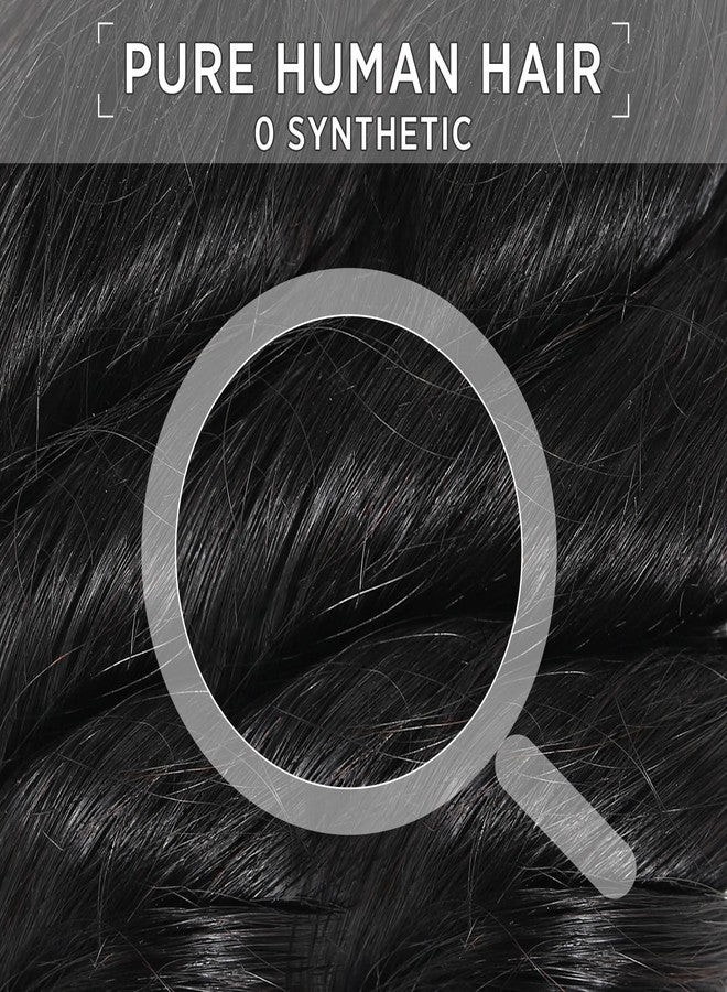 EMOL Loose Wave Bundles Human Hair Weave 3 Bundles Virgin Brazilian Loose Wavy Human Hair Weft Big Loose Spiral Wand Curls Short Hair Bundles Natural Black Human Hair Extensions 10 12 14 Inch - Image 4