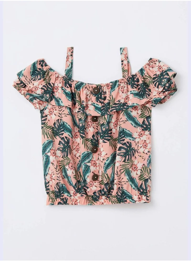 DeFacto Off-Shoulder Patterned Blouse