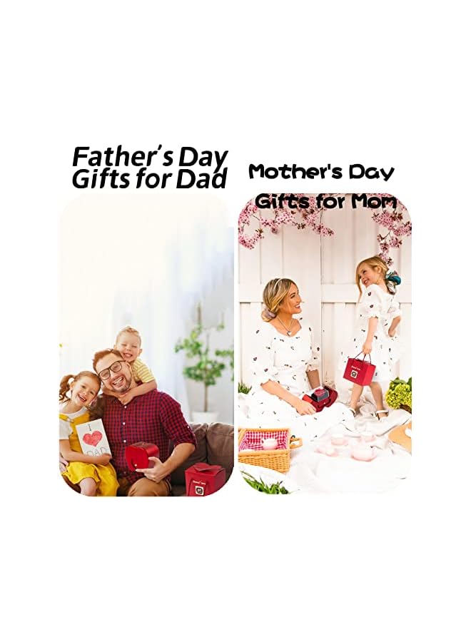 The Bros هدايا الورد لها مع قلادة أحبك لصديقة النساء هدية عيد الحب للزوجة ذكرى عيد الميلاد عيد الميلاد هدايا عيد الأم من الابن - Image 2