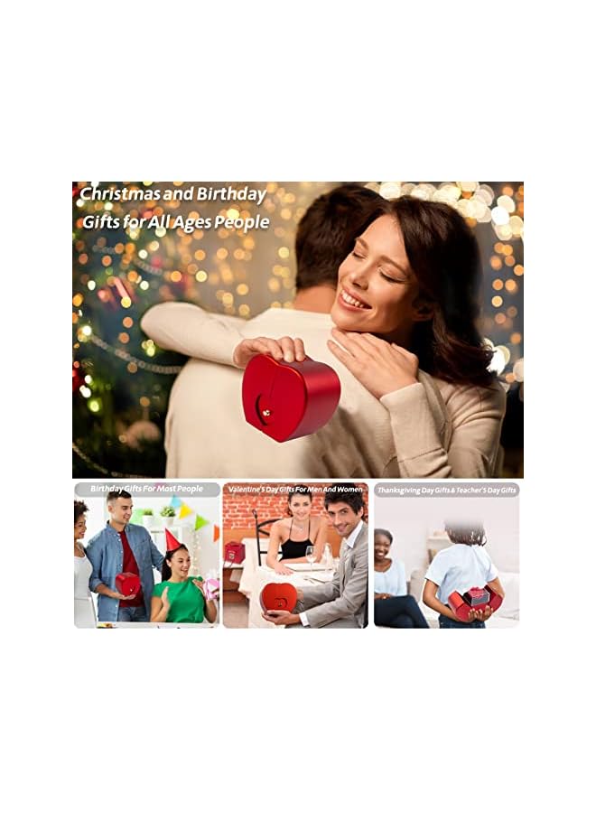 The Bros هدايا الورد لها مع قلادة أحبك لصديقة النساء هدية عيد الحب للزوجة ذكرى عيد الميلاد عيد الميلاد هدايا عيد الأم من الابن - Image 5