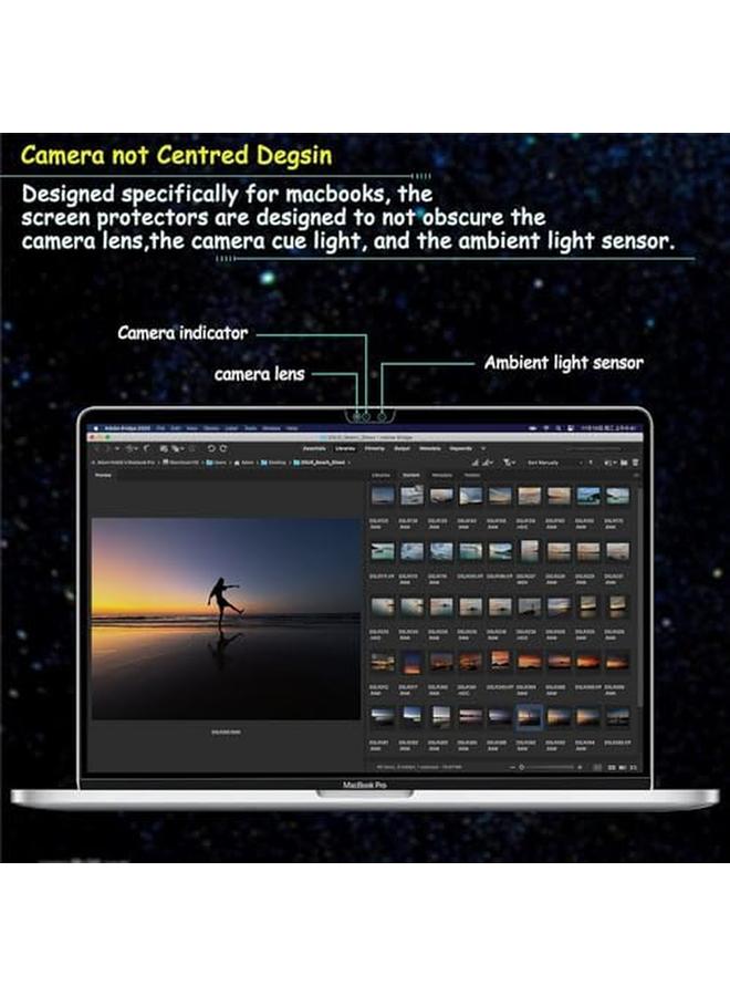 erorex 1 Pack Anti Blue Light Anti Glare Screen Protector For Macbook Pro 13 Macbook Pro 13 Inch 2016~2022 M1 M2 Eye Protection Blue Light Blocking Filter Reduce Eye Strain Help Sleep Better  - Image 3