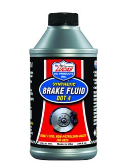 LUCAS OIL Lucas Oil 10827 Dot 4 Brake Fluid, 12 Ounce  - Image 1