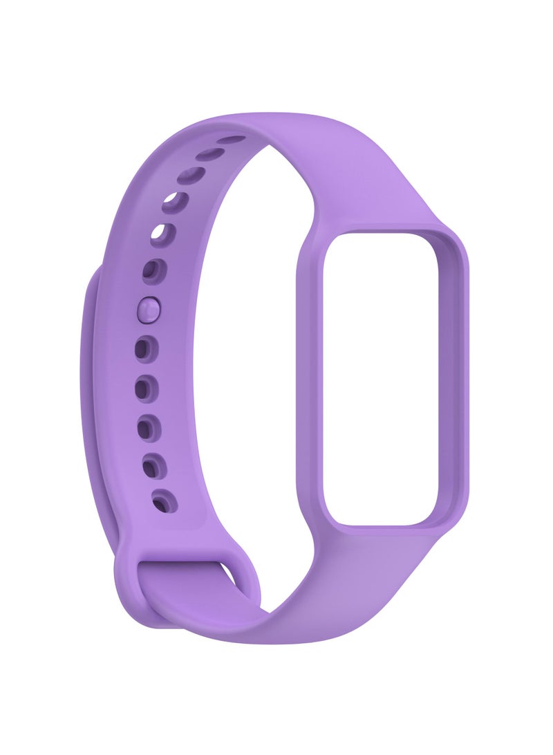 1Pcs Watch band for Redmi smart band 2/xiaomi band 8 active watch strap Purple - Image 1