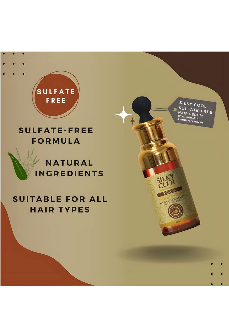 Silky Cool - Silky Cool Hair Care Kit - Shampoo,Conditioner,Serum and Hair Mask Set - Image 1