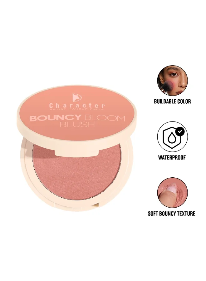 Character Character Bouncy Bloom Cream-to-Powder Blush for Cheeks & Lips, WaterproofCharacter Bouncy Bloom Cream-to-Powder Blush for Cheeks & Lips, Waterproof