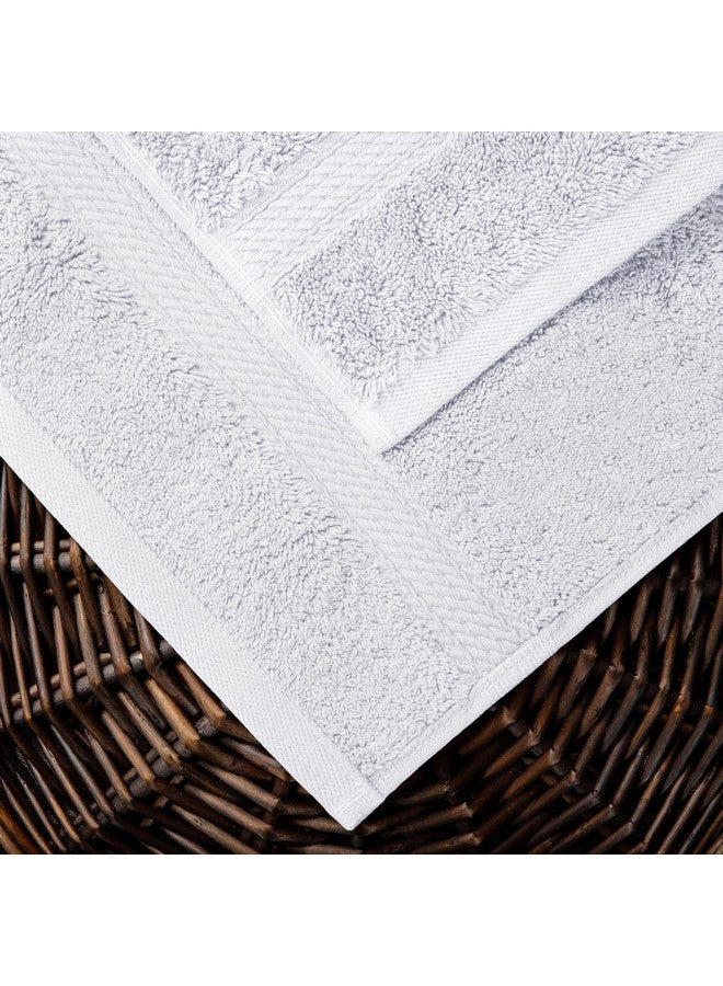 Superior Superior Egyptian Cotton Solid Towel Set, 2PC Bath, White, 2 Count  - Image 4