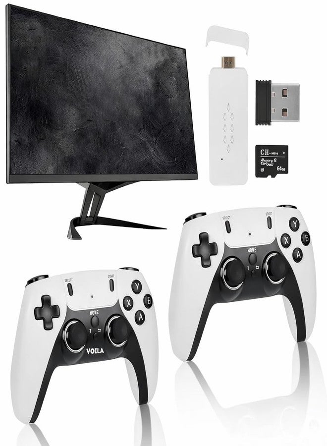 Voila M22 Retro Video Game Console - Wireless Controller Gamepad, Gaming Stick with 1080P HD Graphics, 52 Emulators, 30,000+ Games, 64GB, Classic Edition. CE, ROHS and BIS Certified Original Unit - Image 5