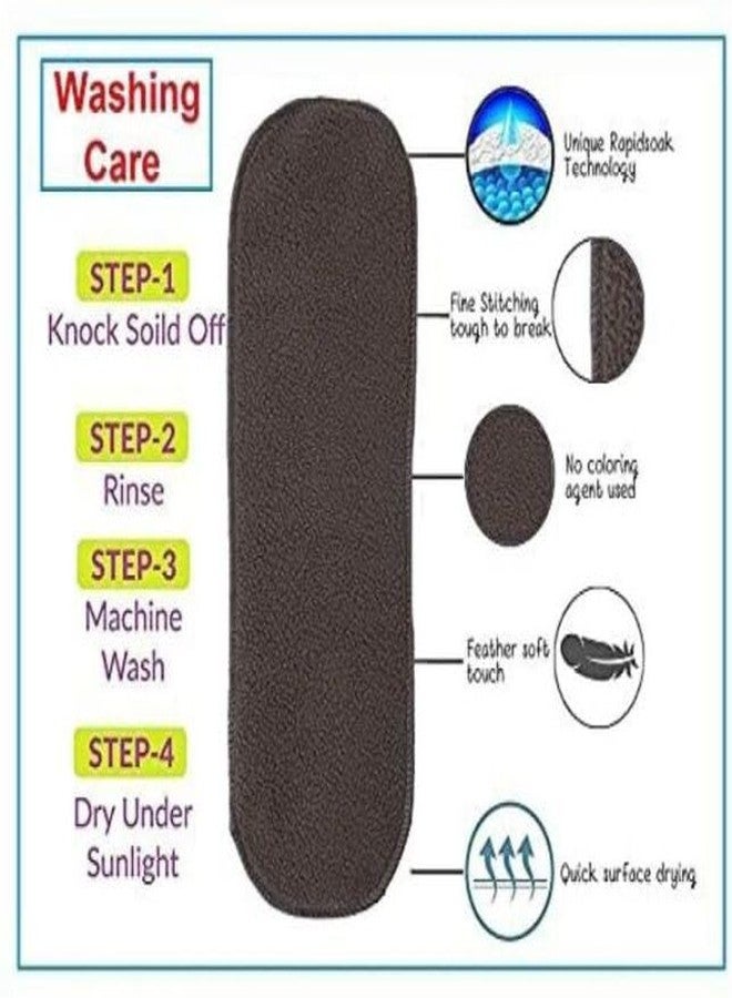 Kogar Print Reusable Cloth Diapers + Insert Pad Washable 100% Absorption 0-3 Yr) - Image 3