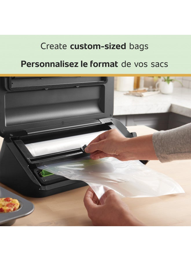 FoodSaver FoodSaver Vacuum Sealer Bags, Rolls for Custom Fit Airtight Food Storage and Sous Vide, 8" (2 Pack) and 11" (3 Pack) Multipack (Packaging May Vary) - Image 4