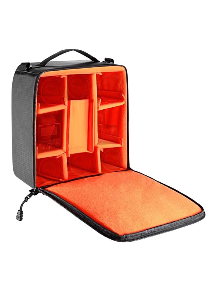 Neewer Multi-Function Camera Backpack – Waterproof, Shockproof, Orange Interior, Adjustable Dividers, Fits DSLR, Mirrorless, Lenses, Flash, Accessories - Image 1