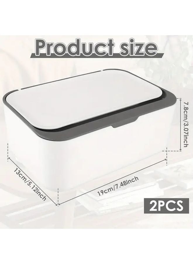 Blue Plastic Wet Wipe Dispenser Box Hygienic One Touch Operation Space Saving Design - Image 4