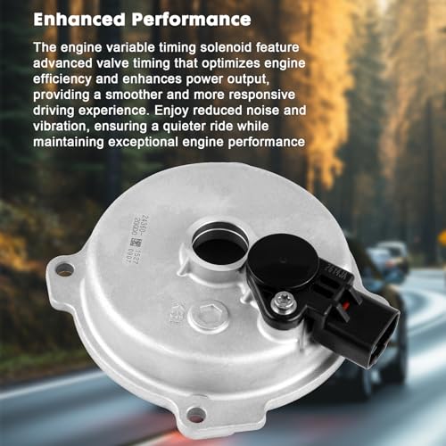 Jiacheng 24360-2GGD0 Engine Variable Valve Timing VVT Solenoid with Sensor Compatible with 2015-2020 Hyundai Santa Fe/Sonata/Tucson, 2017-2021 Kia Sorento/Sportage/Optima & Genesis G70 2.0L 2.4L - Image 2