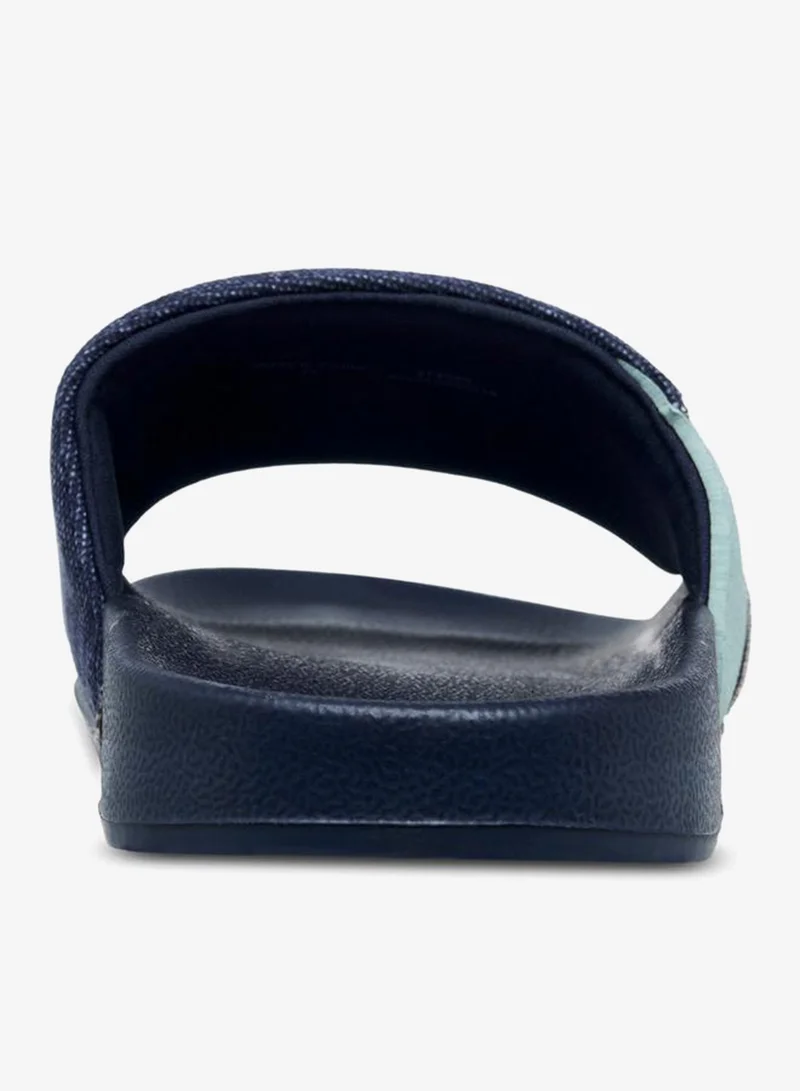 Lee Cooper BLUE Men Logo Detail Slides for Men | Best Price UAE