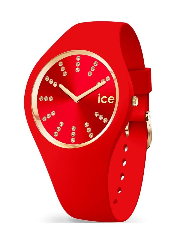 Ice watch Ice Cosmos Red Silicone Strap 021302
