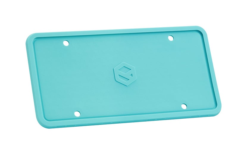 Rightcar Solutions Silicone License Plate Frame | The Original Premium Grade Silicone Car Plate Frame | Rust Proof, Rattle Proof, Weather Proof License Plate Holder (Aqua Blue) - Image 2