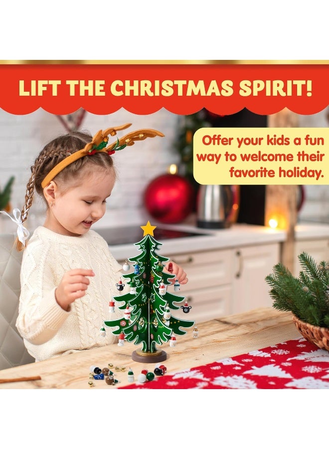 JOYIN تقويم العد التنازلي لعيد الميلاد JOYIN 2023، 24 يومًا مع شجرة عيد الميلاد و24 زينة للأولاد والبنات وهدايا حفلات الأطفال، جوائز الفصول الدراسية، هدية عيد الميلاد - Image 4