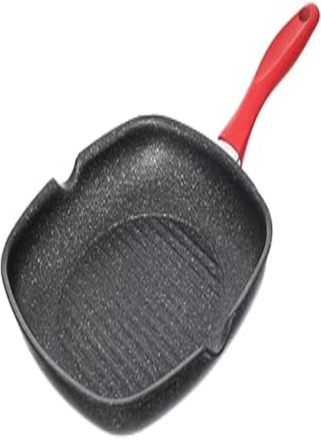 CELAR - Celar Cookware Grill Granito Evo (Waved) Size: 26CM. Red - MADE IN PORTUGAL - Image 1