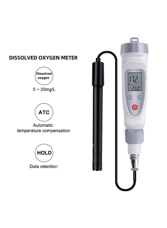Generic - JPB-70A Dissolved Oxygen Analyzer with DO Probe Water Quality Monitor DO Meter Aquaculture Dissolved Oxygen Detector Portable Pen Type Dissolved Meter 0.0-20.0mg/L - Image 1