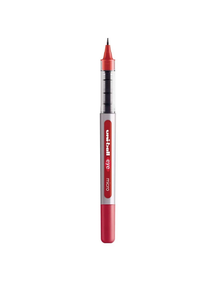 Uniball 1-Piece Eye Micro Rollerball Pen 0.5mm Tip Red Ink - Image 2