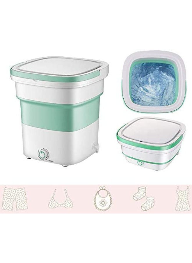 SHOPI - Portable Mini Folding Washing Machine, travel camping washing machine,Magic Foldable Small Clothes Washing Machine Washer Laundry Tub Wash Machine for Travelling - Image 1