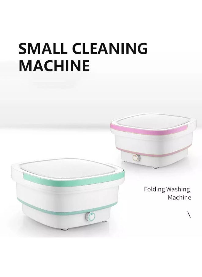 SHOPI - Portable Mini Folding Washing Machine, travel camping washing machine,Magic Foldable Small Clothes Washing Machine Washer Laundry Tub Wash Machine for Travelling - Image 1
