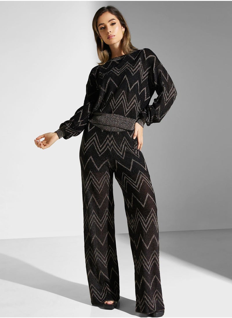 ONLY - High Waist Shimmer Pants - Image 1