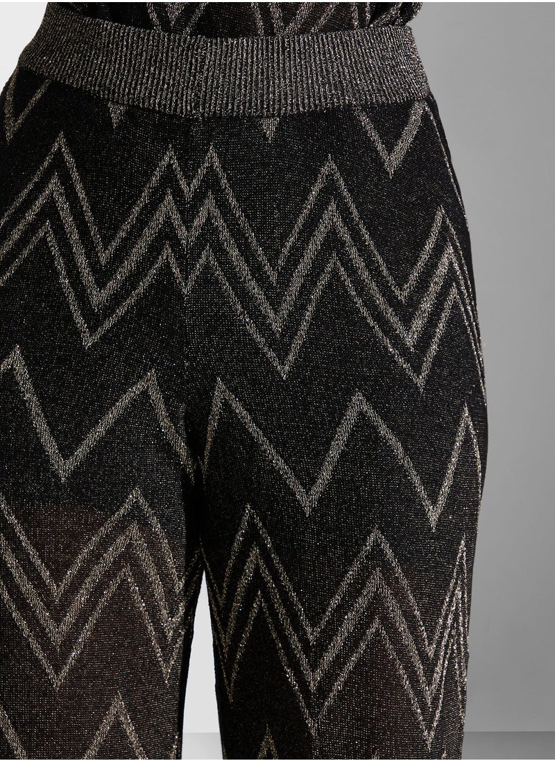ONLY - High Waist Shimmer Pants - Image 1