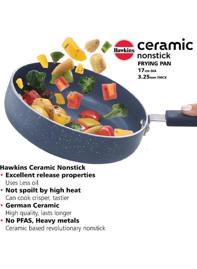 Hawkins قلاية سيراميكية غير لاصقة صغيرة قلاية غير لاصقة بقطر 17 سم قلاية تحريضية قلاية جرانيت عجة قلاية بيض قلاية سمك ICF17 - Image 4