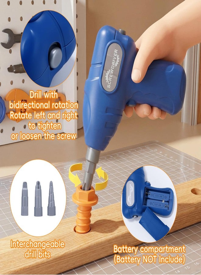 stochastic box Drill Building Set for Kids 172 Pcs Construction Tools for Kids with Toolbox,Kids Construction Building STEM Toy for Boys Girls Birthday Gifts - Image 3