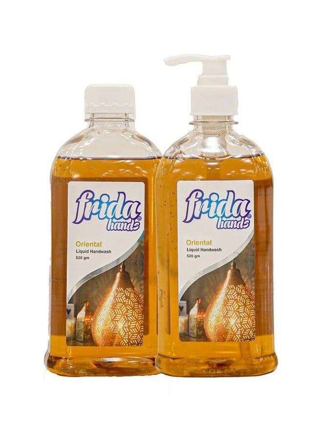Frida Hands oriental Liquid Hand Wash 2 Pieces 520 ml - Image 5