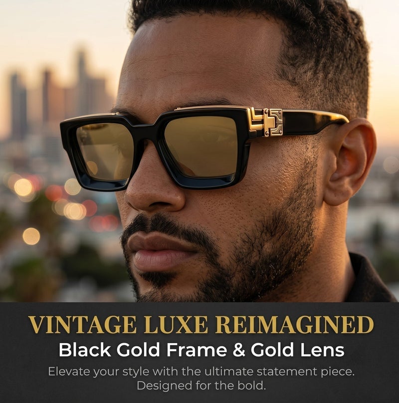 European American Style Fashion Glasses Unisex Trendy Box Shaped Eyewear, Made With Premium Clear Quality Lenses, Delicate Daily Casual Eyeglasses Complete With Exquisite Gift Packaging For Daily Wear And Outfit Matching - Image 2