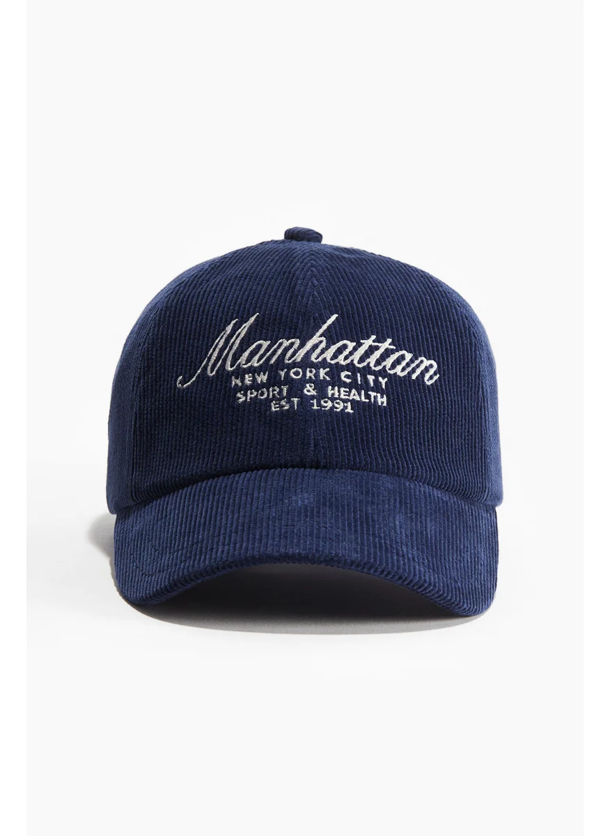 اتش اند ام Corduroy Cap