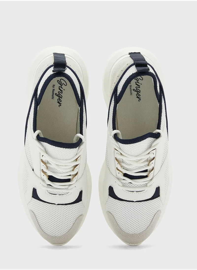 Ginger Retro Inspired Colour Pop Sneakers
