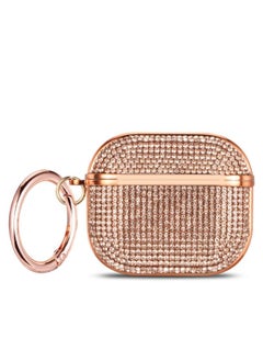 Crystal Diamond Flash Diamond For AirPods 1/2 Generation Protective Case Pro2 Bluetooth Headset Protective Case 3 Generation 4 Colorful Cross-border-Color:Crystal Diamond-Champagne Gold-Model:AirPods1/2nd Generation