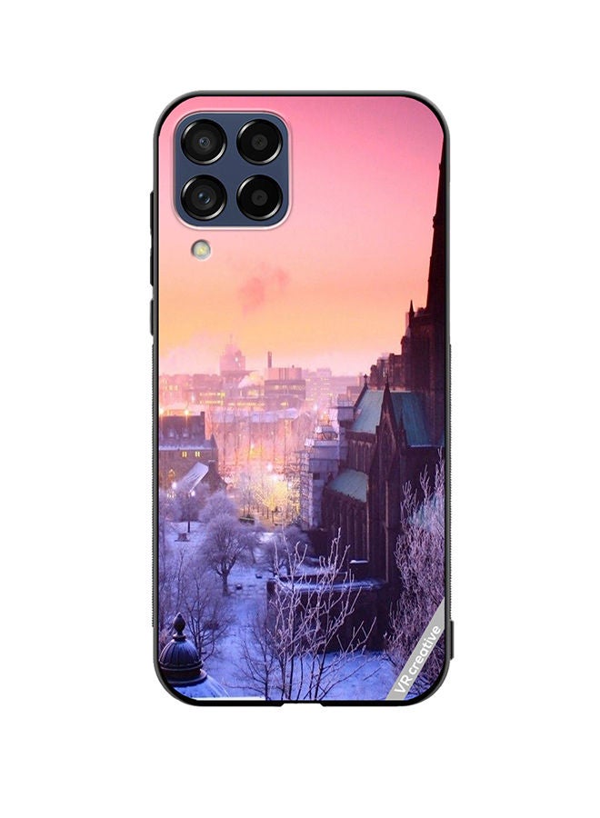 VR CREATIVE Protective Case Cover For Samsung Galaxy M33 Quebec Winter Design Multicolour - Image 1