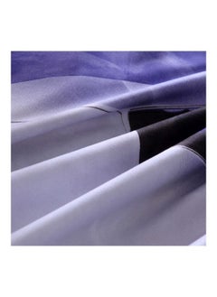 NIBEMINENT 3-Piece Football Court Printed Daybed Set Polyester Blue/Black/White King  - Image 4
